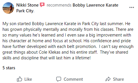 K5, Bobby Lawrence Karate Park City